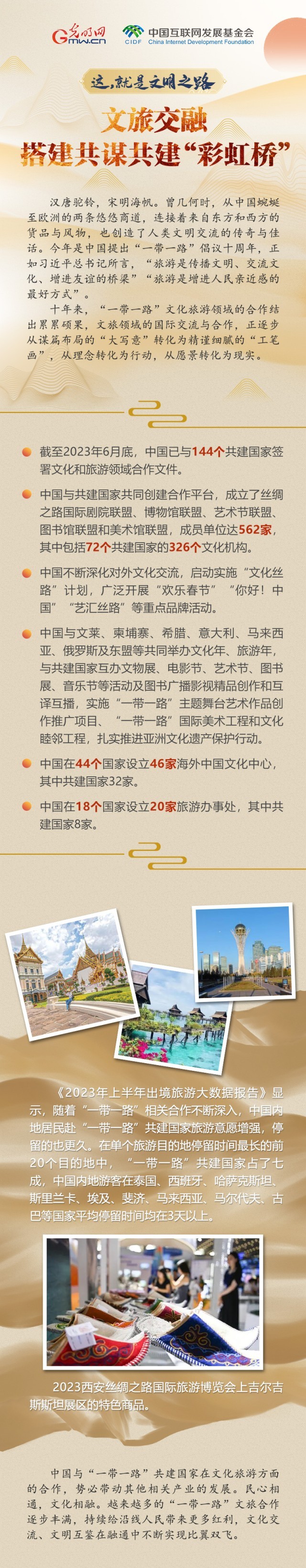 【大道共通】這，就是文明之路丨文旅交融 搭建共謀共建“彩虹橋”