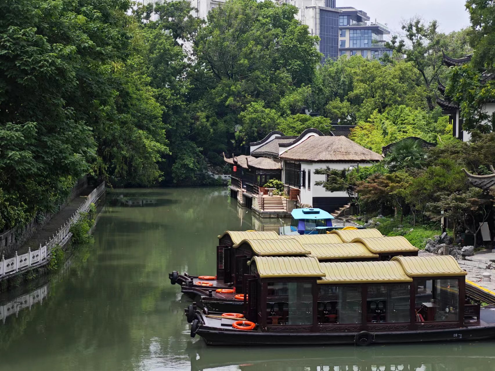 揚州大運河文化旅游度假區(qū)一角。人民網記者 黃鈺攝