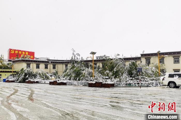 西藏多地迎來(lái)降雪天氣